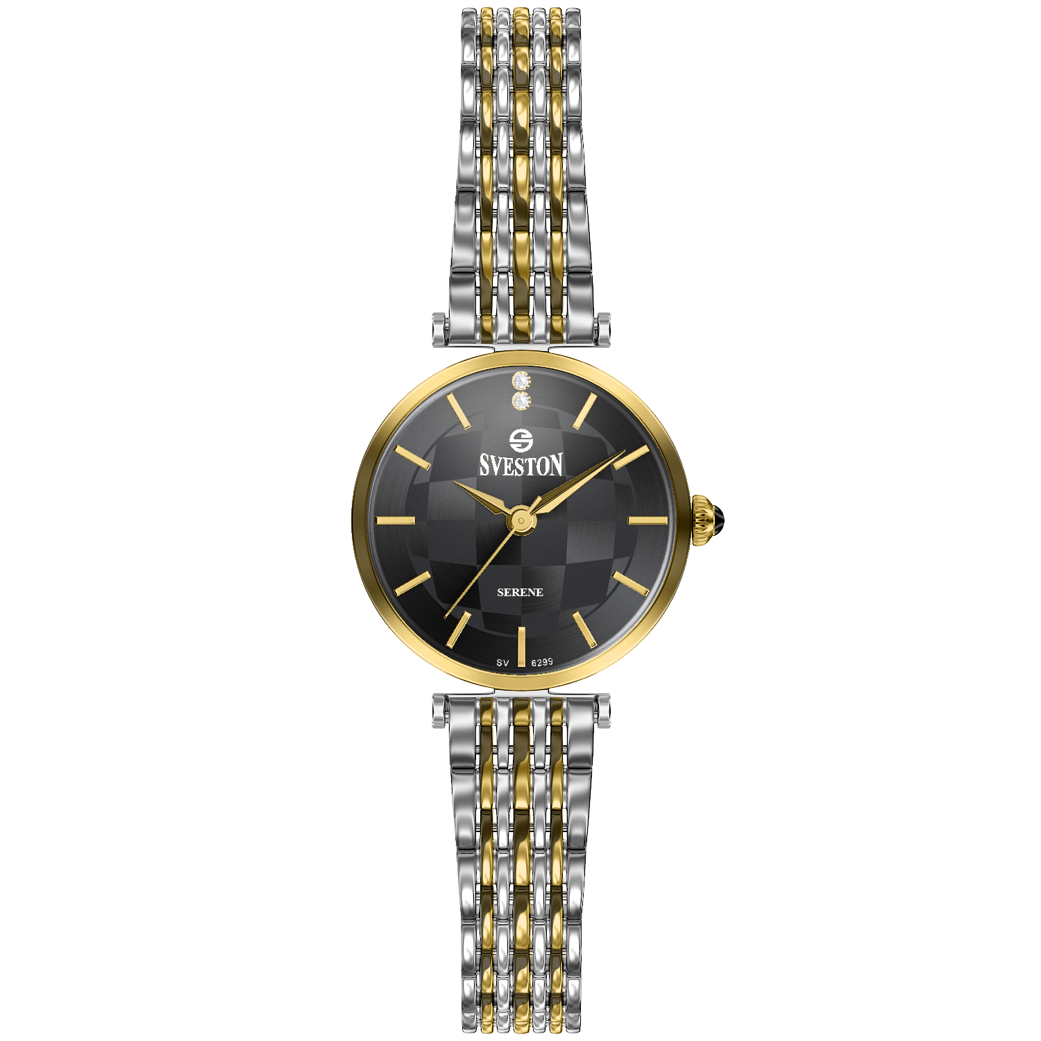 Serene Silver Gold Black
