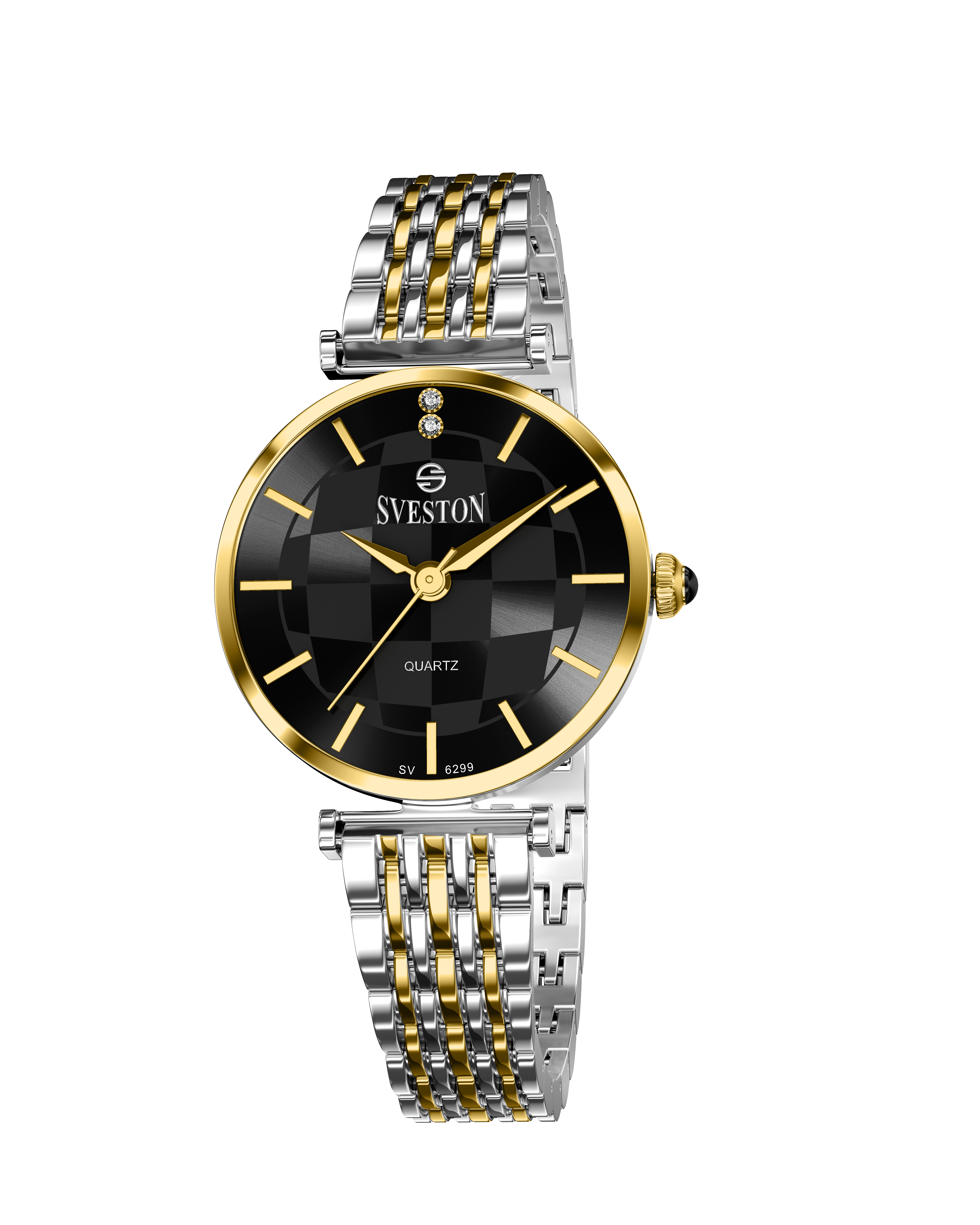 Serene Silver Gold Black